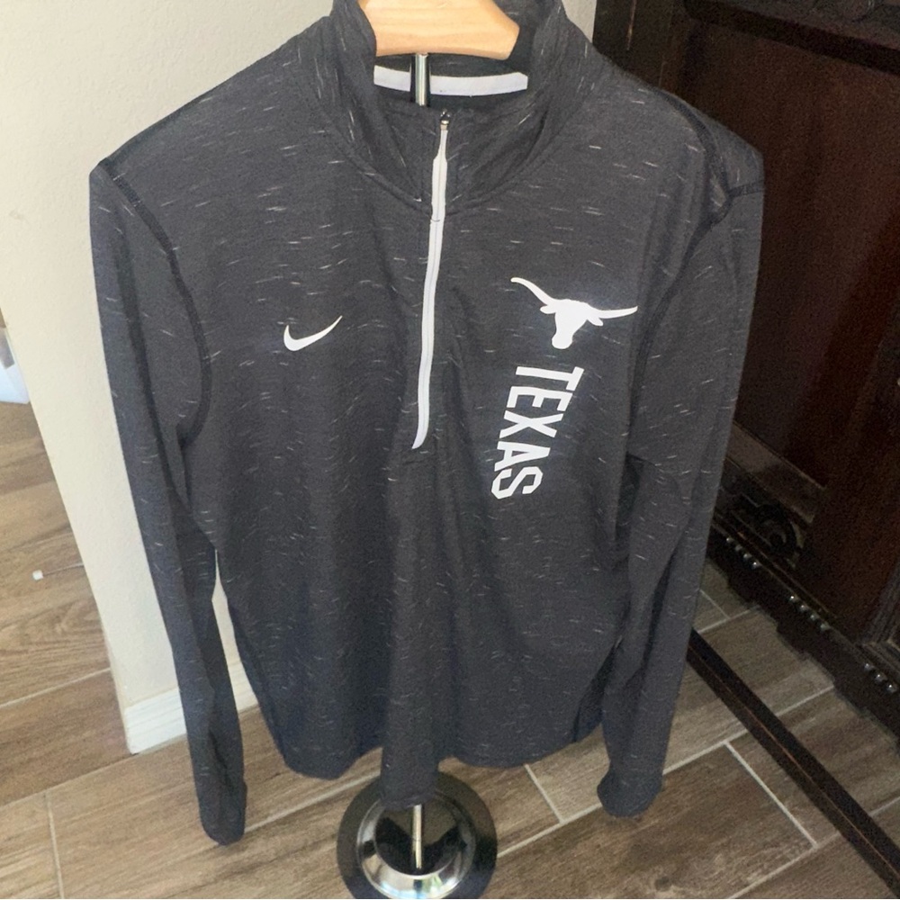Nike Black Texas Longhorns Quarter-Zip Pullover